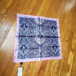 Js bank silk scarf MEN'S NWOT